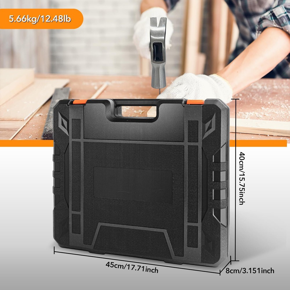 157-Piece General Household Tool Kit with Toolbox Storage Case