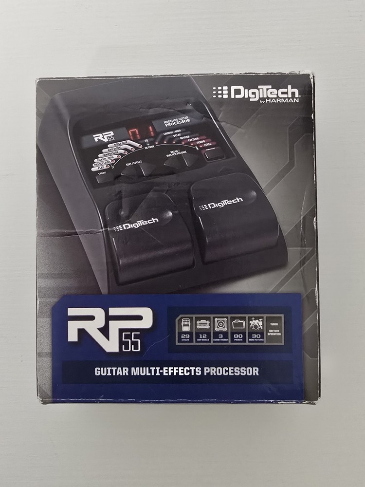 Digitech RP55 Multi-Effects Pedal - with Power Supply