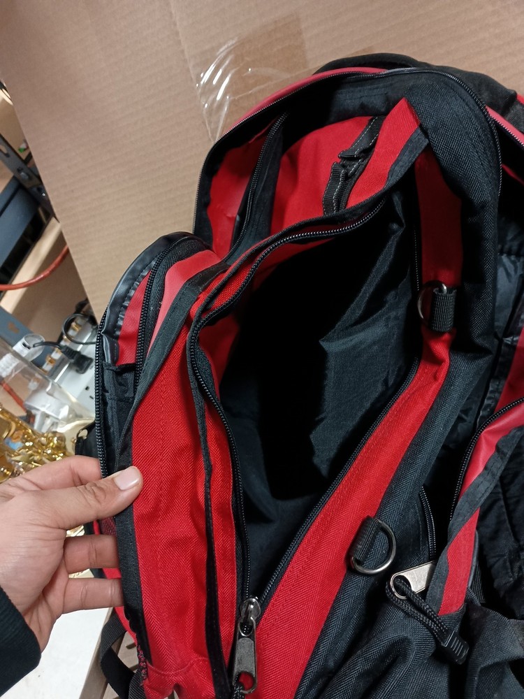 Back pack, InGear Exp., Large Canvas, Red/Black