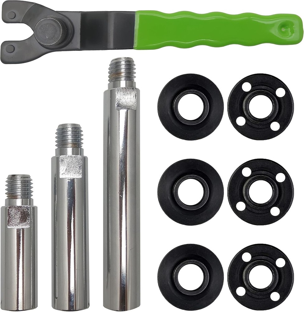 5/8"-11 Angle Grinder Extension Silver 3" & 4" 5.5"