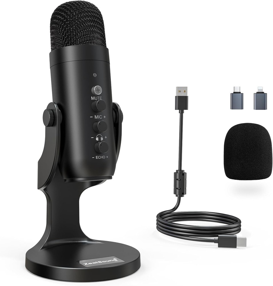 K66 Podcast Microphone: Studio-Quality Audio & Versatile Compatibility