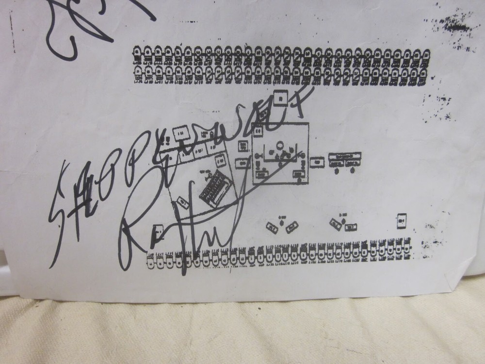 Vintage Authentic 2002 Steppenwolf Concert Layout - Signed by Members