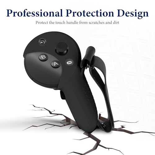 VR Silicone Controller Cover Compatible with Meta Quest Pro, Anti-Throw