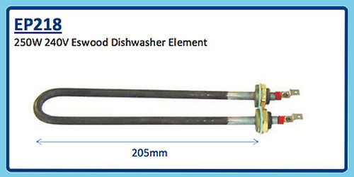 250W 240V ESWOOD DISHWASHER ELEMENT EP218