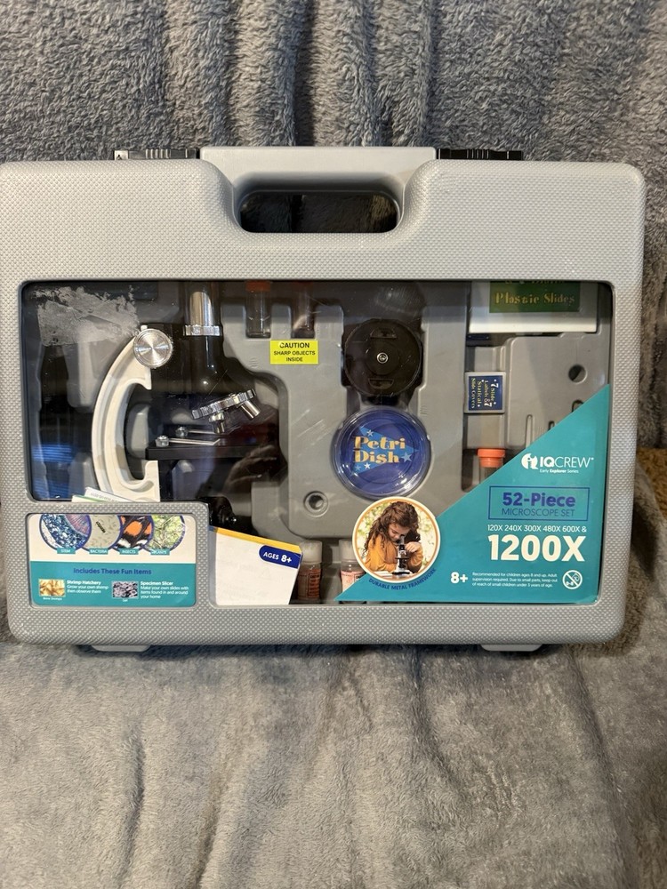 IQCREW Early Explorer Series 52 Pieces Microscope Set EUC