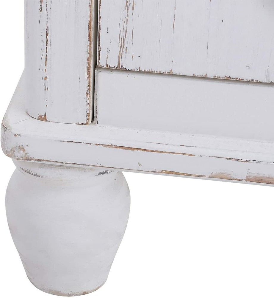Accent Storage Cabinet 2 Doors Decorative Cabinet Buffet & Sideboard White