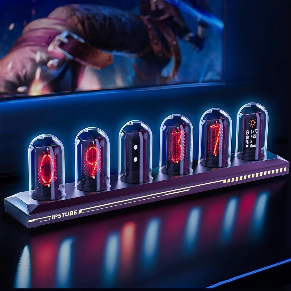 RGB Nixie Tube LED Clock