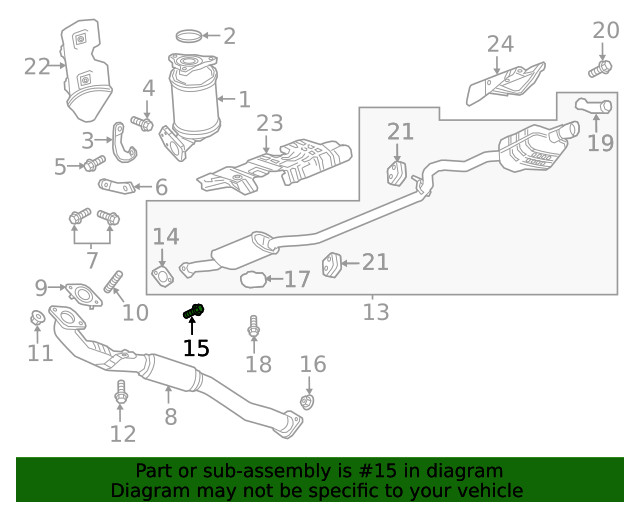 Genuine GM Exhaust Stud 11561404