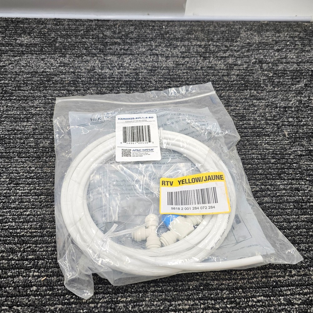 APEC Water Systems ICEMAKER-KIT-1-4-RO Ice Maker Installation For Standard