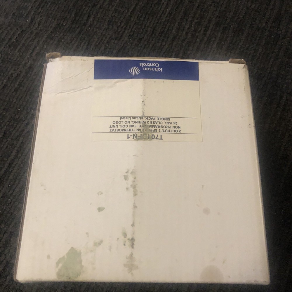 Johnson Controls Non Programmable Thermostat. Model T701DFN-1