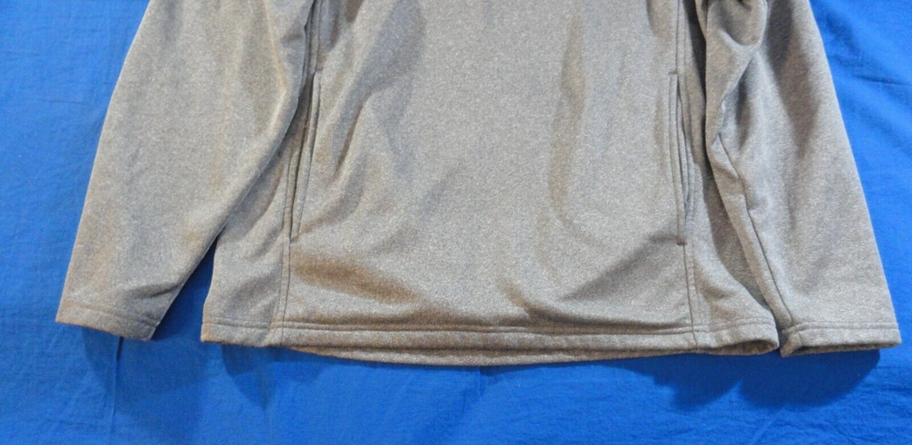 USAF AIR FORCE PREP GRAY QUARTER ZIP PULLOVER LIGHTWEIGHT ATHLETIC SWEATER S