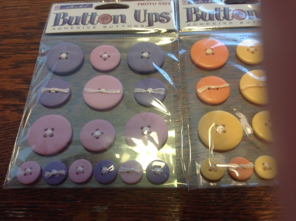 Scrapbooking embellishments buttons