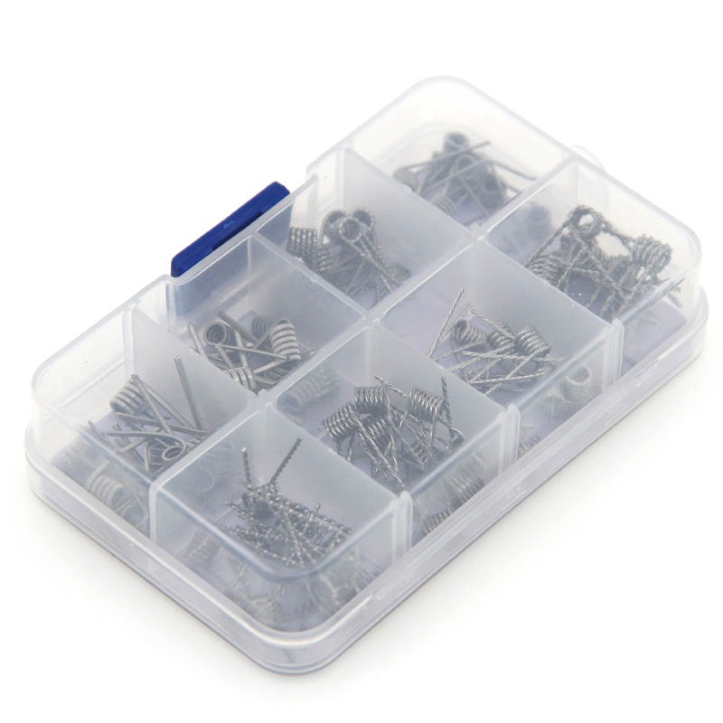 80pcs A1 Clapton Heating Wire Coils Ready-made Kit