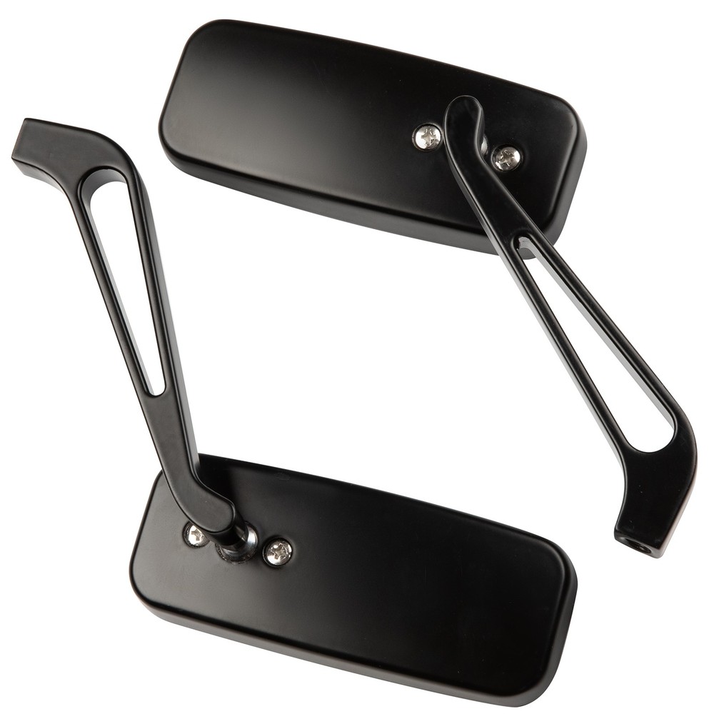 For Buell XB9S Lightning Black US Rectangular Motorcycle Rear View Side Mirrors