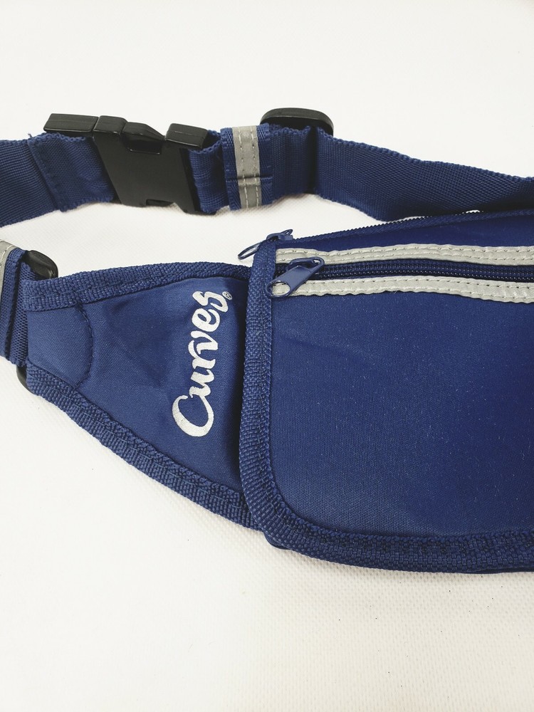 Blue Curves Running Hydration Belt Bottle Holder and Key Loop 15"