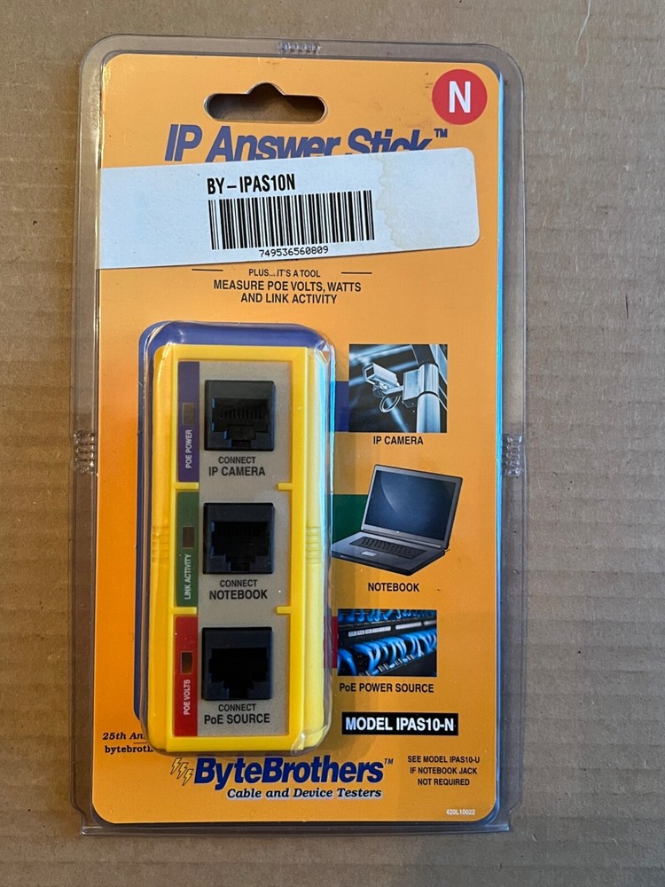 Byte Brothers IPAS10-N IP Answer Stick NEW