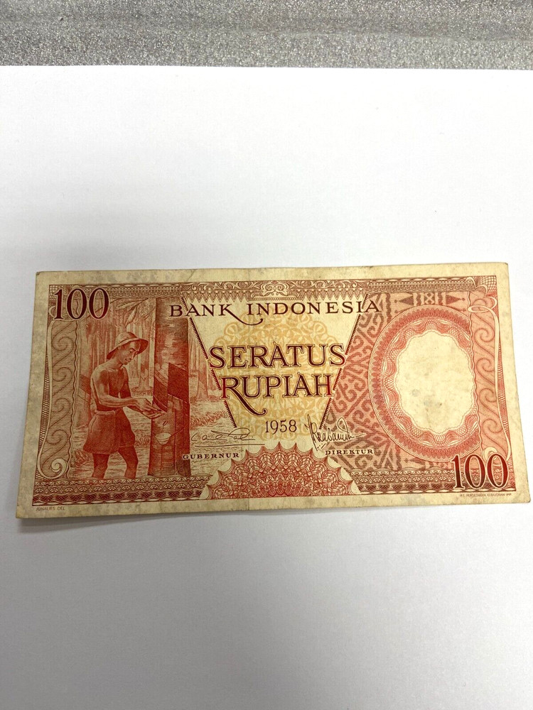 1958 Indonesia 100 Rupiah
