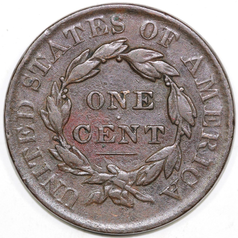 1826 1c Coronet or Matron Head Large Cent