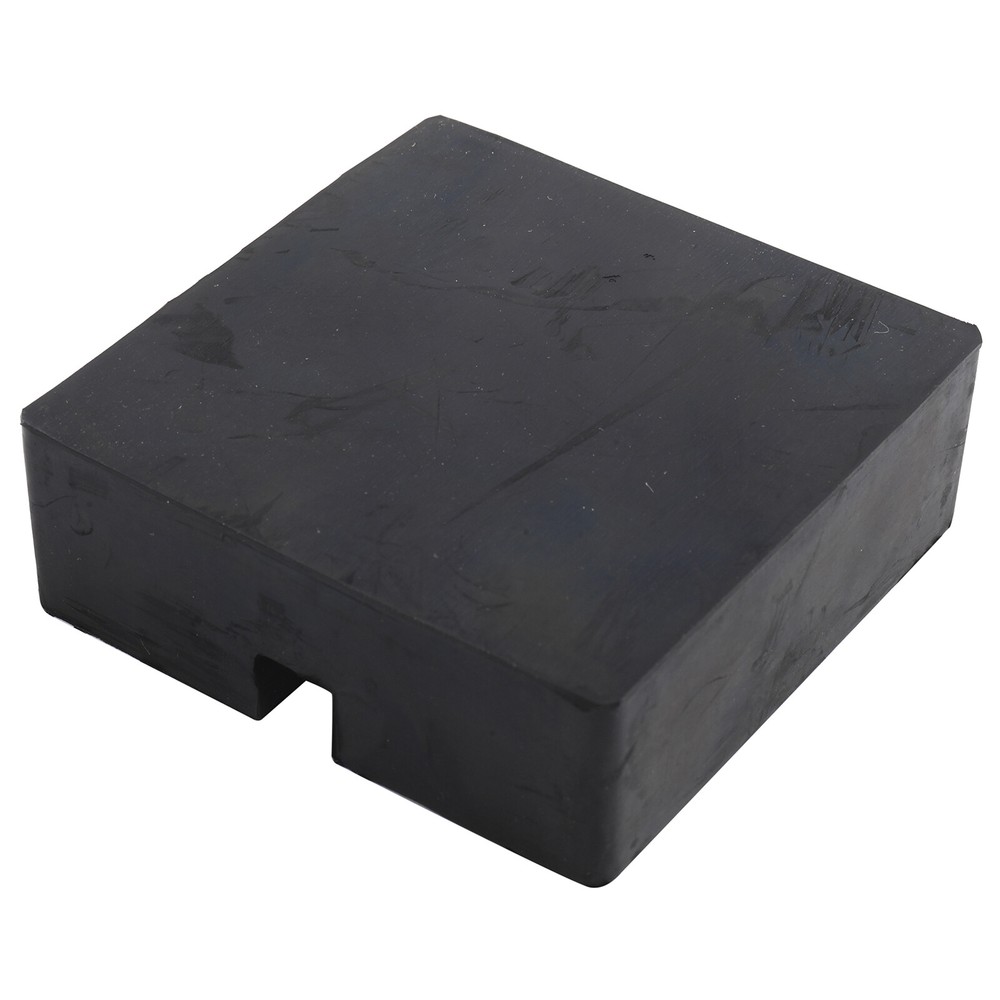 4 Pack 4 TON Square Rubber Jack Pad Adapter Pinch Weld Side Frame Rail Protector