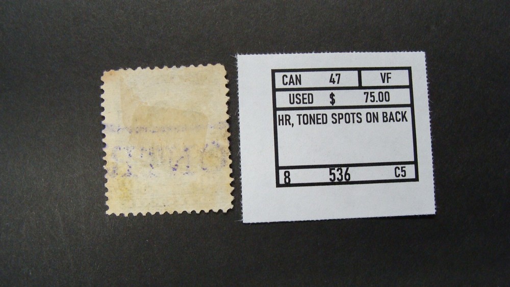 CANADA SCOTT# 47 USED VF LOT# 80536