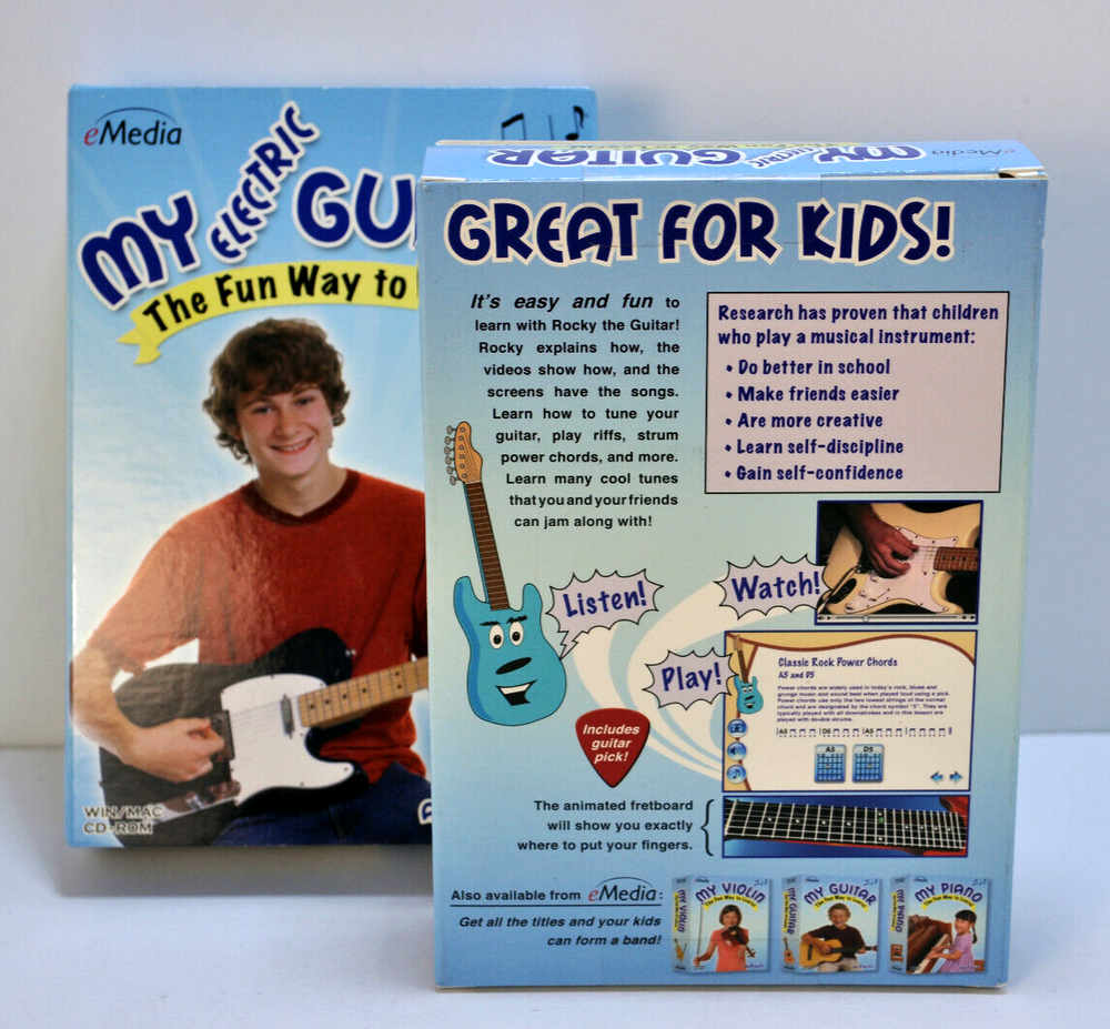 My Guitar for Computer DVD For PC And Mac - NEW