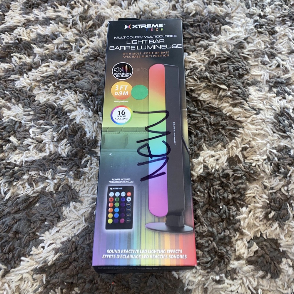 Xtreme Tech 16 Multi Color Light Bar Sound Reactive LED Light Effects Remote