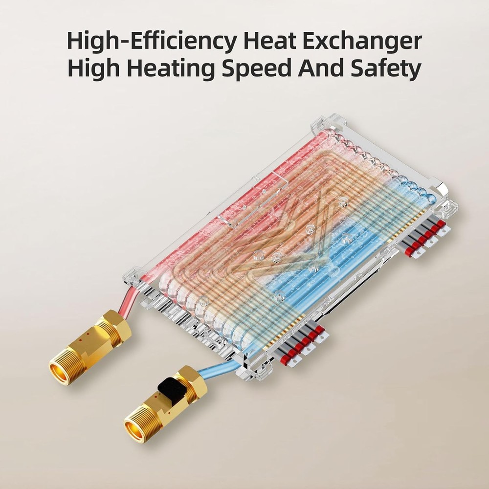 【90% NEW】27kW On Demand Tankless Water Heater Electric Hot Water Heater INDOOR