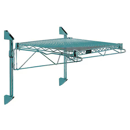 QUANTUM STORAGE SYSTEMS WC14-CB1436P Wire Cantilever, 14 in Overall Depth
