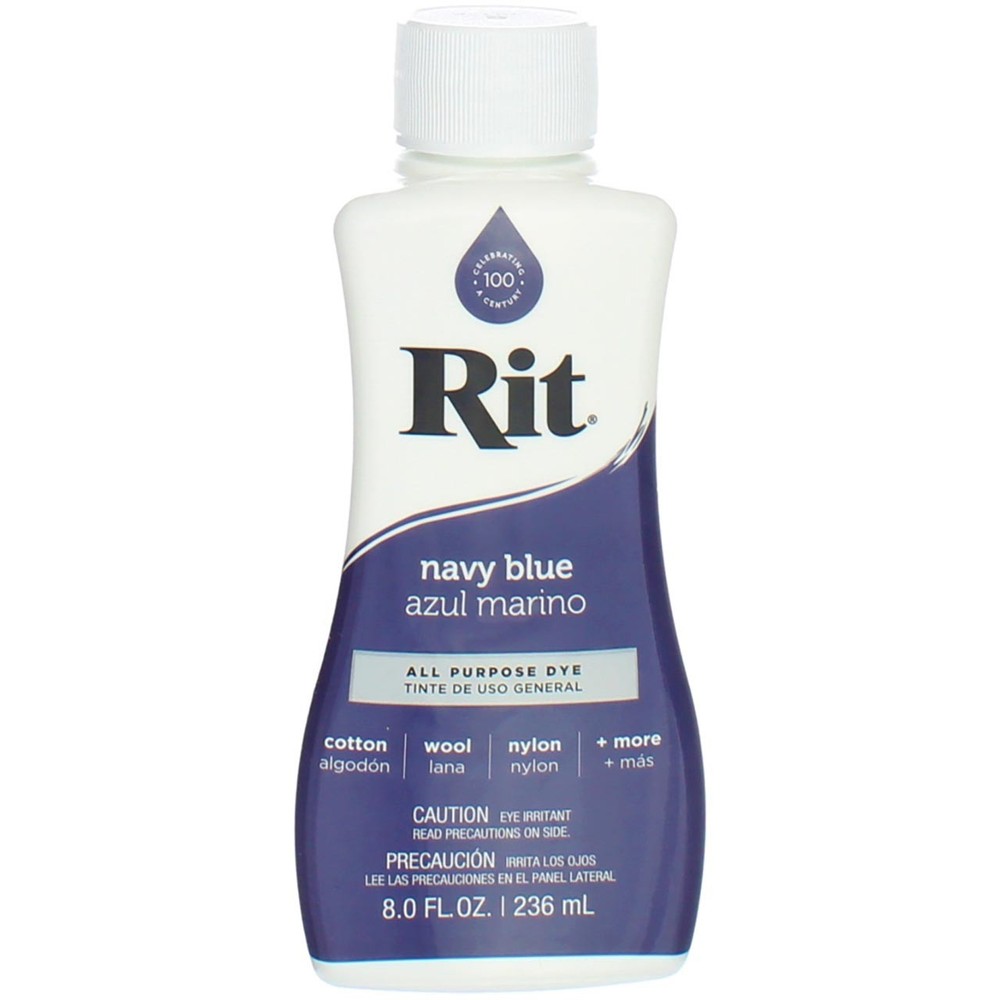 Rit All-Purpose Liquid Dye, Navy Blue, 8 fl oz