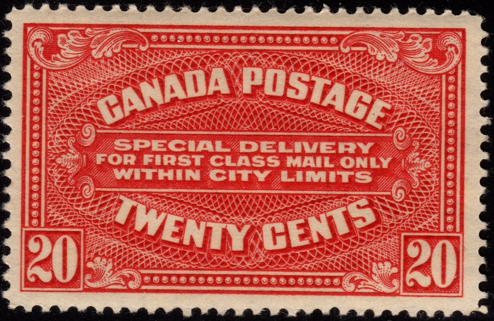 Canada - Scott #E2 Mint LH Special Delivery