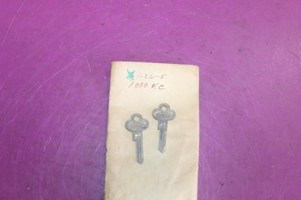 Two (2) Corbin 1000KC Key Blanks. See pic.