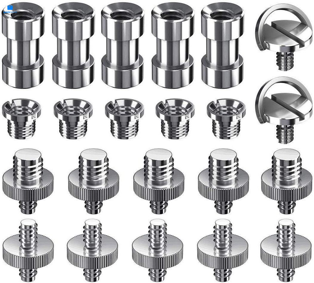 Camera Screw Kit, SDTC Tech 22 pcs D-Ring Quick Release Plate Kit