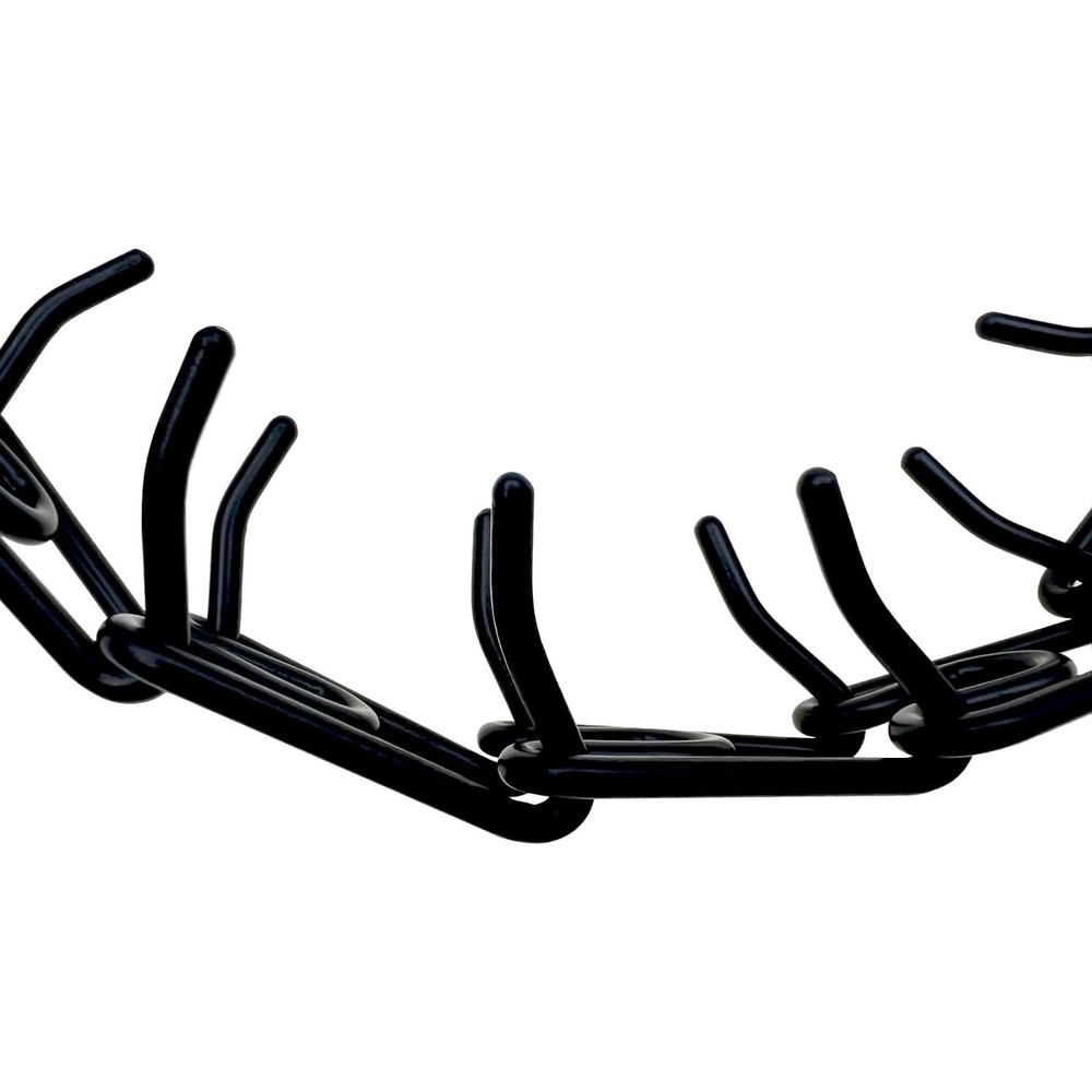 Adjustable Dog Ｎo Pull Ｃollar for Small Medium Large Dogs (Black,