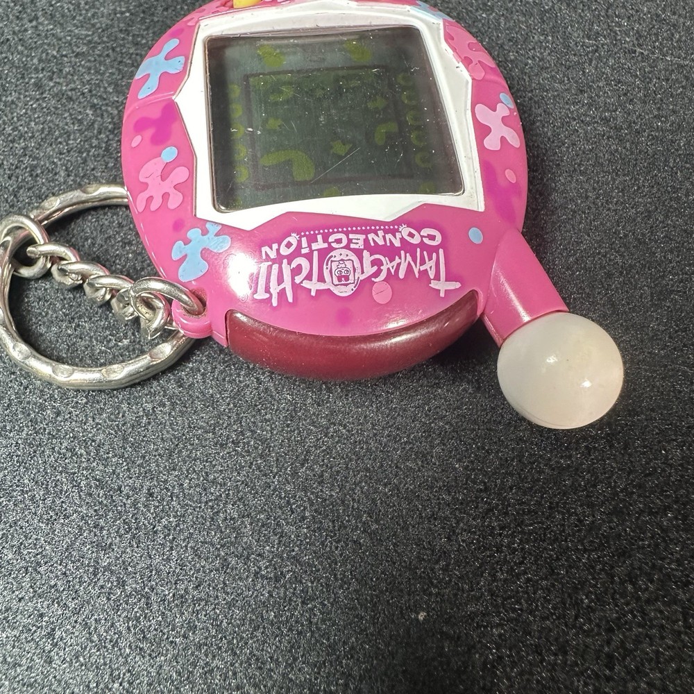 Tamagotchi Connection V4 Lavender Splats Shell - Working Great Condition