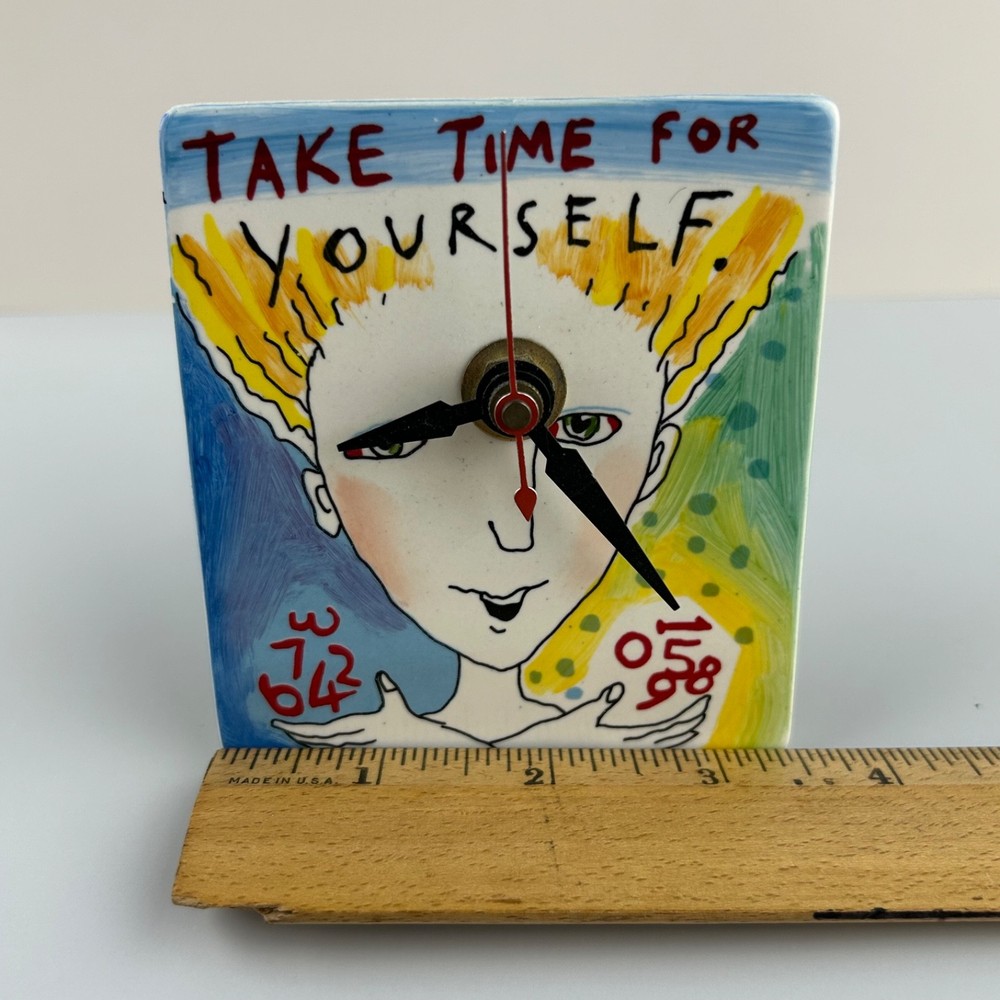 F. Babb Take Time for Yourself Desk Clock