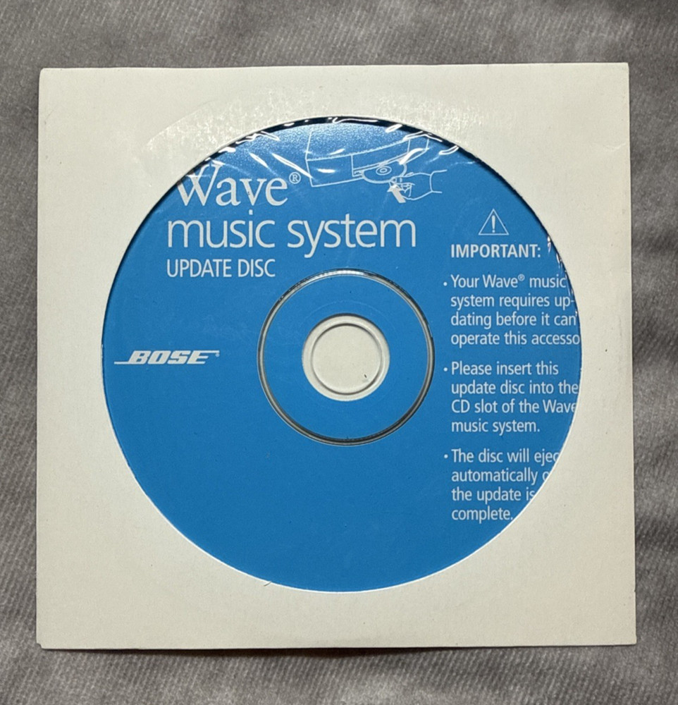 Bose Wave Music System Update Disc OEM Multi-Disc Changer