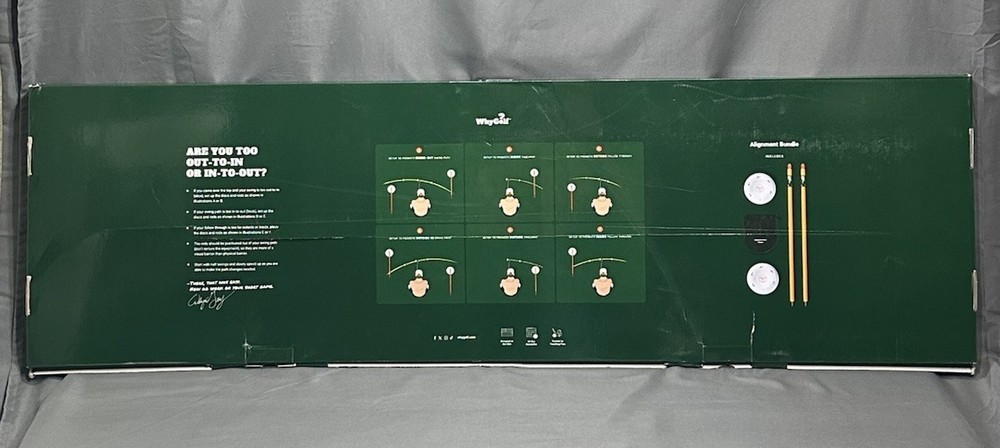 WhyGolf Alignment Bundle - Alignment Discs with Padded Golf Rods MISSING BAG