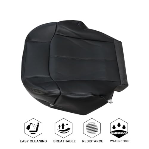 Front Driver Side Bottom Replacement Seat Cover Compatible with Chevy