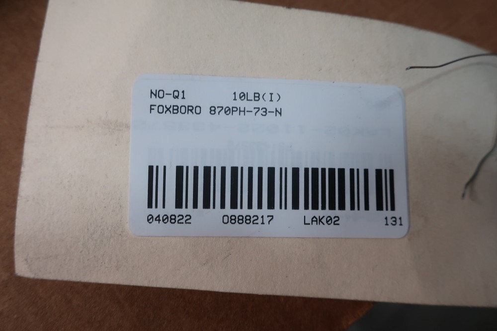 Foxboro 870PH-73-N Ph Transmitter 0-10ph