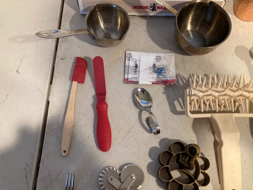 Camping Kitchen Utensils & Baking Tools Lot Chapati Press