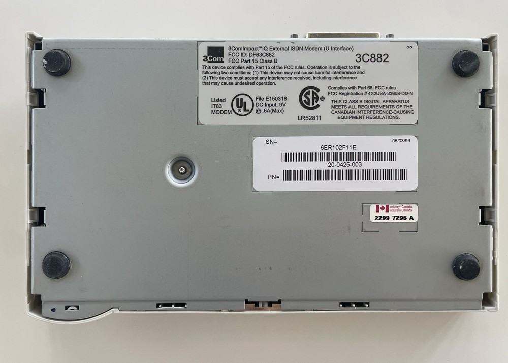 3Com Impact IQ External ISDN Modem