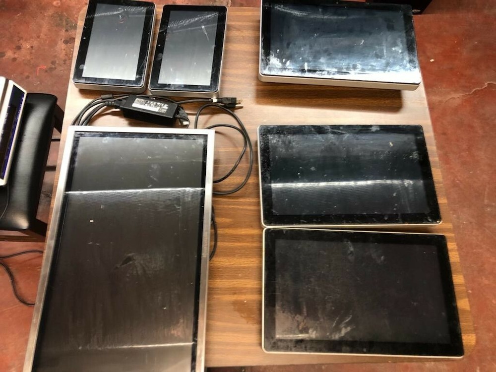 QSR Touch Kitchen Screens, Touch Server Screens, and Power Supply