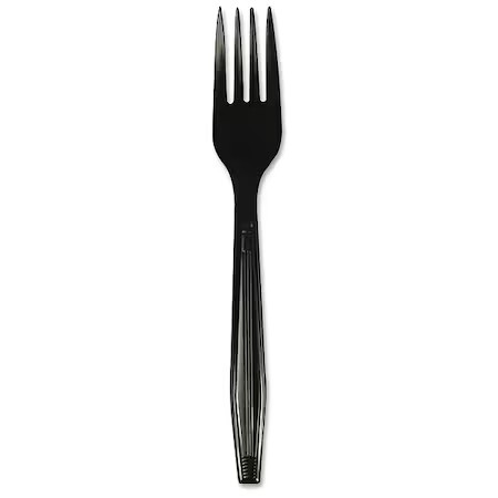 Disp Fork, Black, Heavy, Pk1000, Bwkforkhwbla