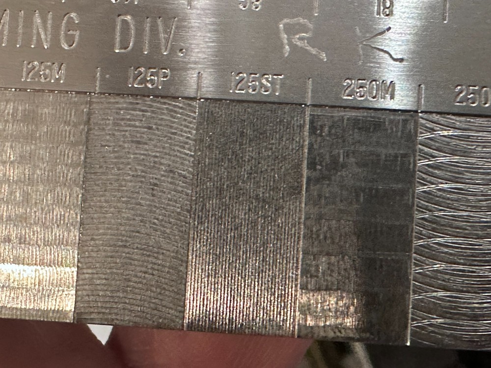 GAR S-22 Microfinish Comparator Plate, Case, Instructions