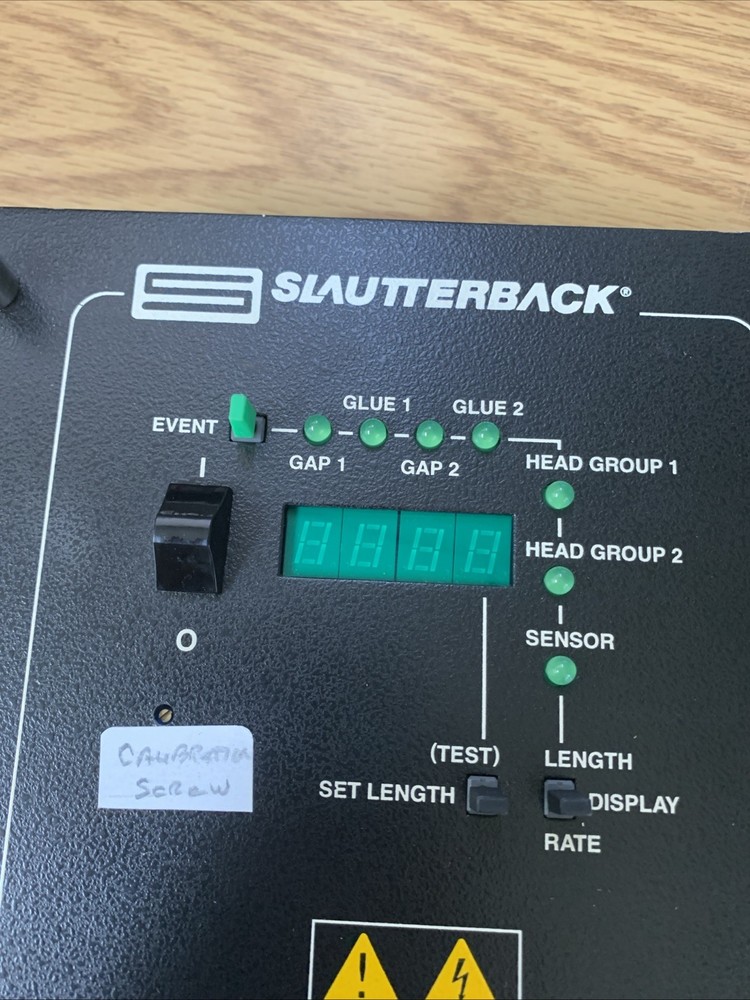 Slautterback CH42-T HA1BE2VE Glue Pattern Controller Assembly See Pics