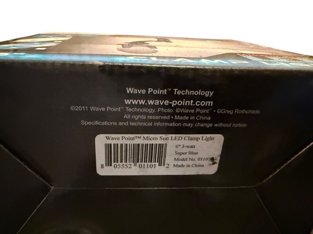Wave-point 6" Micro Sun LED Clamp Light