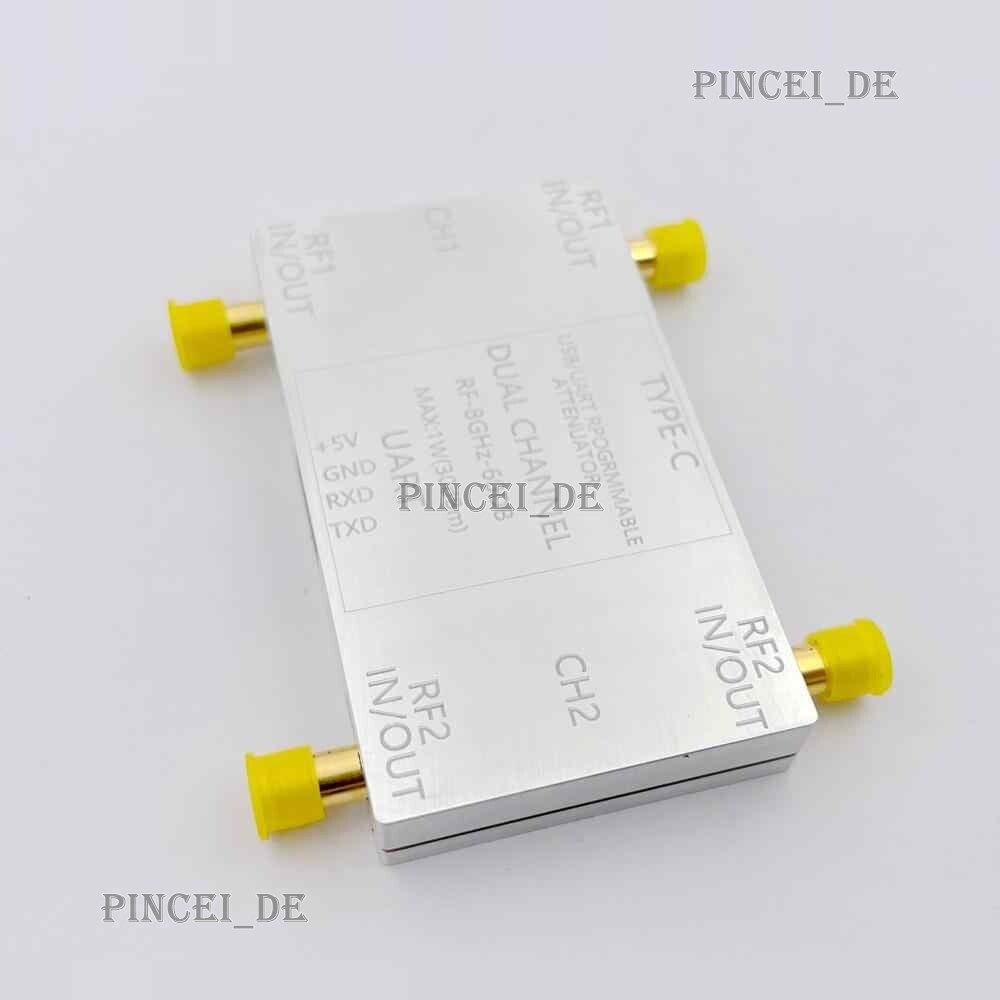 RF-8GHz-60DB Programmable Attenuator+Type-C Cable + Offline Main Control Board