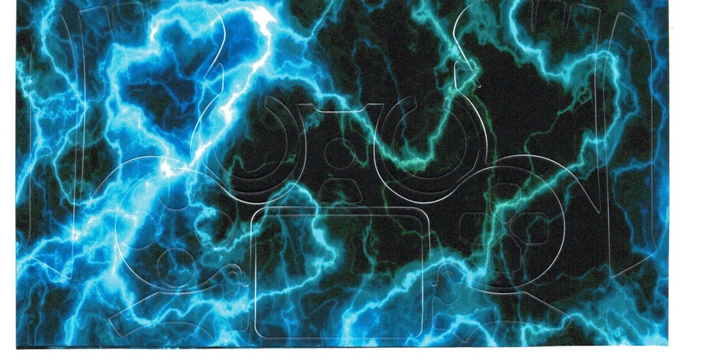 PS4 Gamer Controller Skins - 3 Pack - Galaxy, Electric, ink