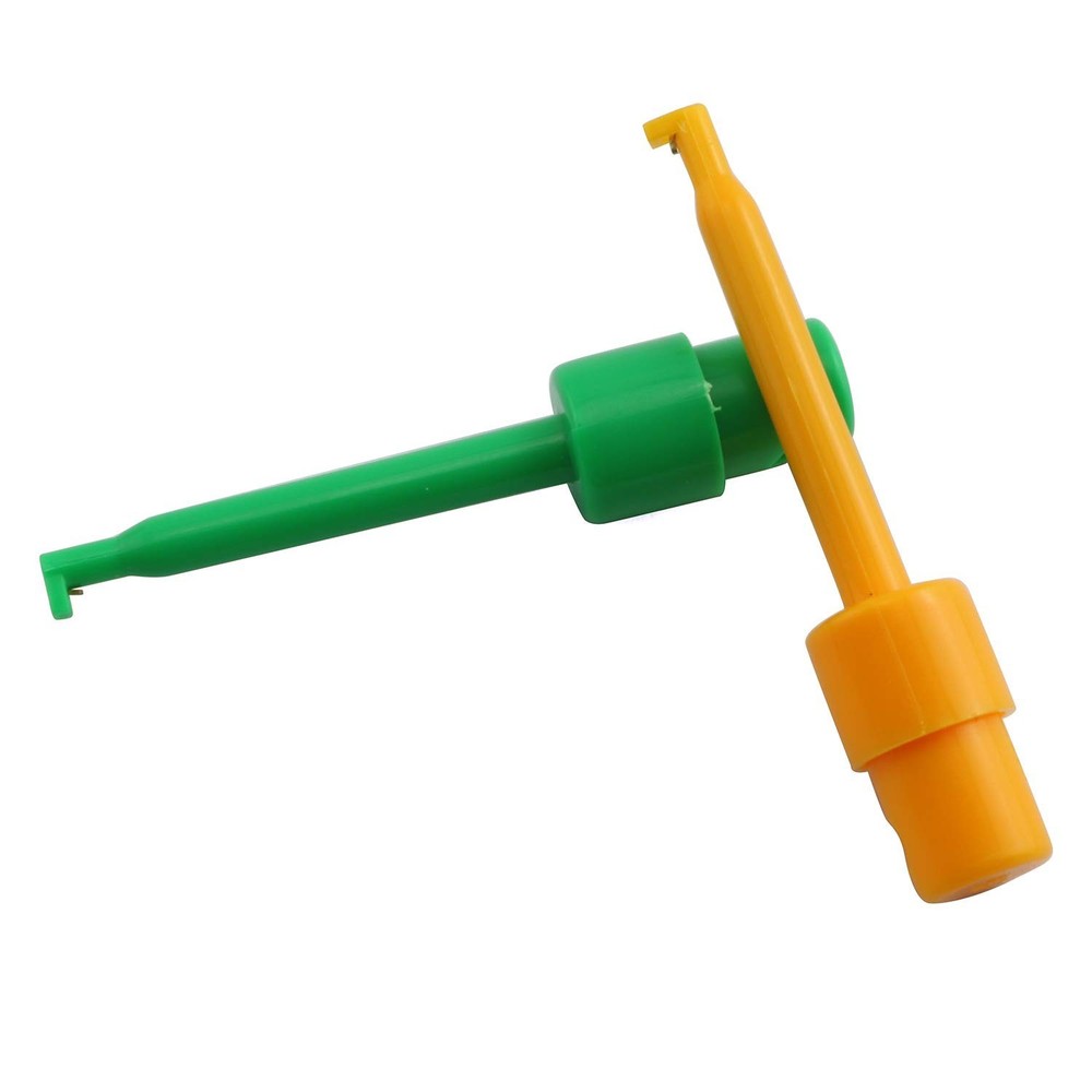 12-Pack 58mm Multi-Colored Test Hook Clips for Electrical Testing Probe Grabb...