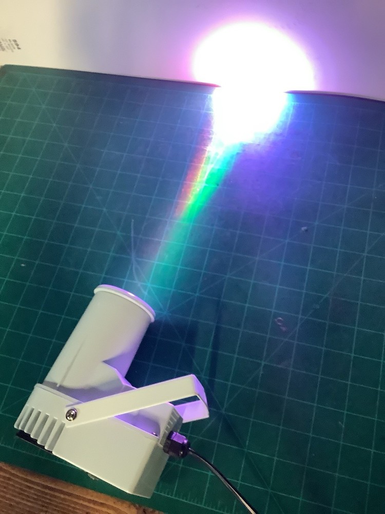 ZQ-B93B DMX512 LED Stage Light Controller / Spot Light Head — Tested & Working